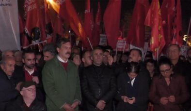 İstanbul’da Can Atalay eylemi