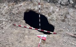 Samsun’daki inşaat kazı alanında ikinci mezar odası ortaya çıktı
