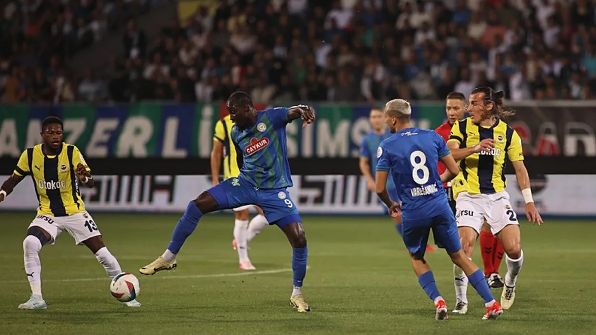 Son dakika haberi: Fenerbahçe – Çaykur Rizespor | Kadıköy’de şok goller…