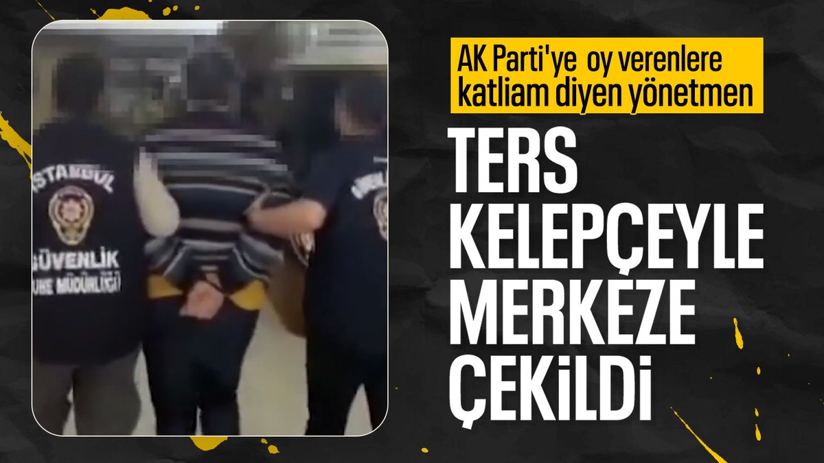AK Partililere ‘toplu katliam’ çağrısı yapan İlker Canikligil ters kelepçe ile emniyete getirildi